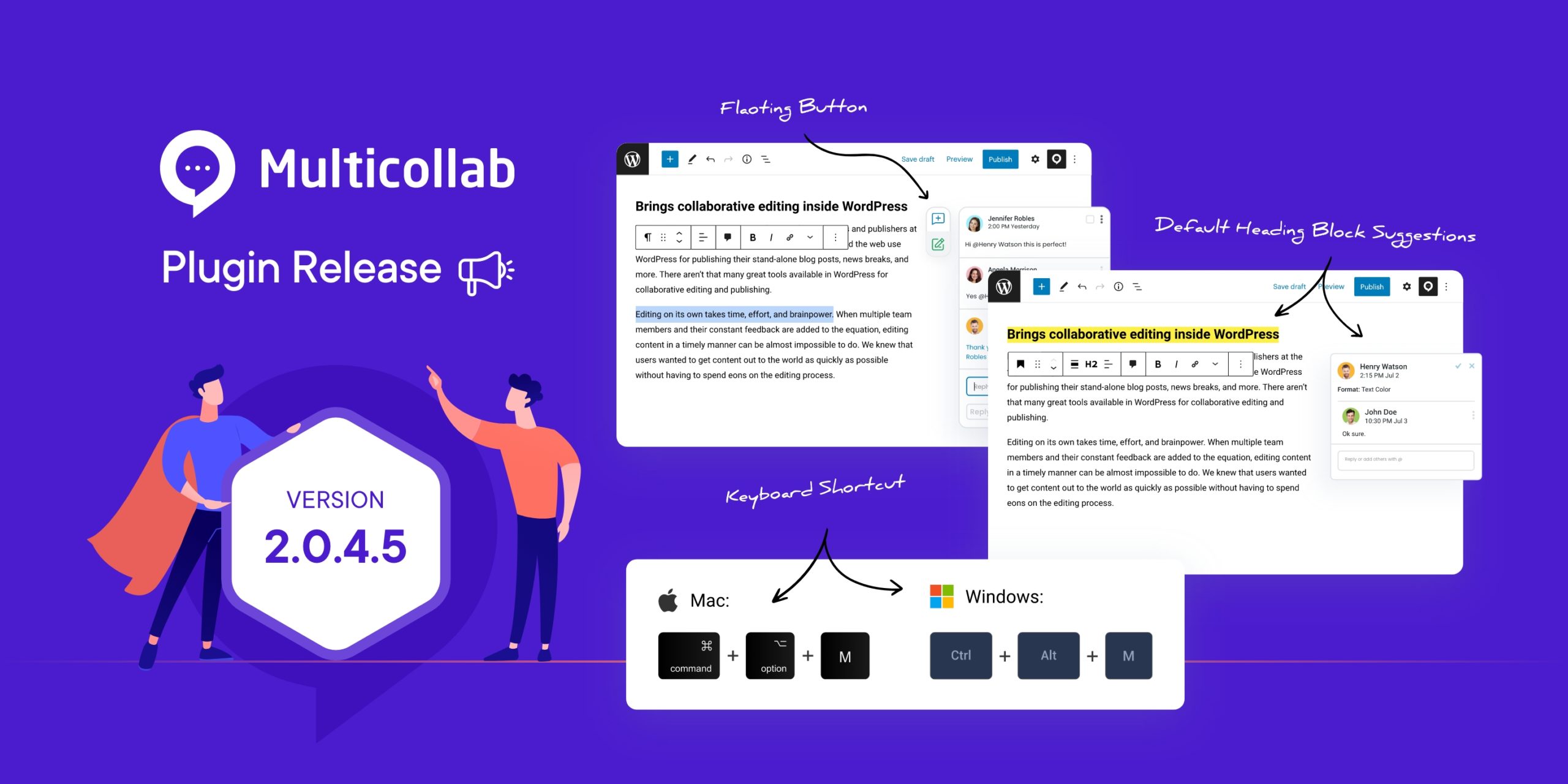 Multicollab 2.0.4.5 got even more, better, faster, and more secure.