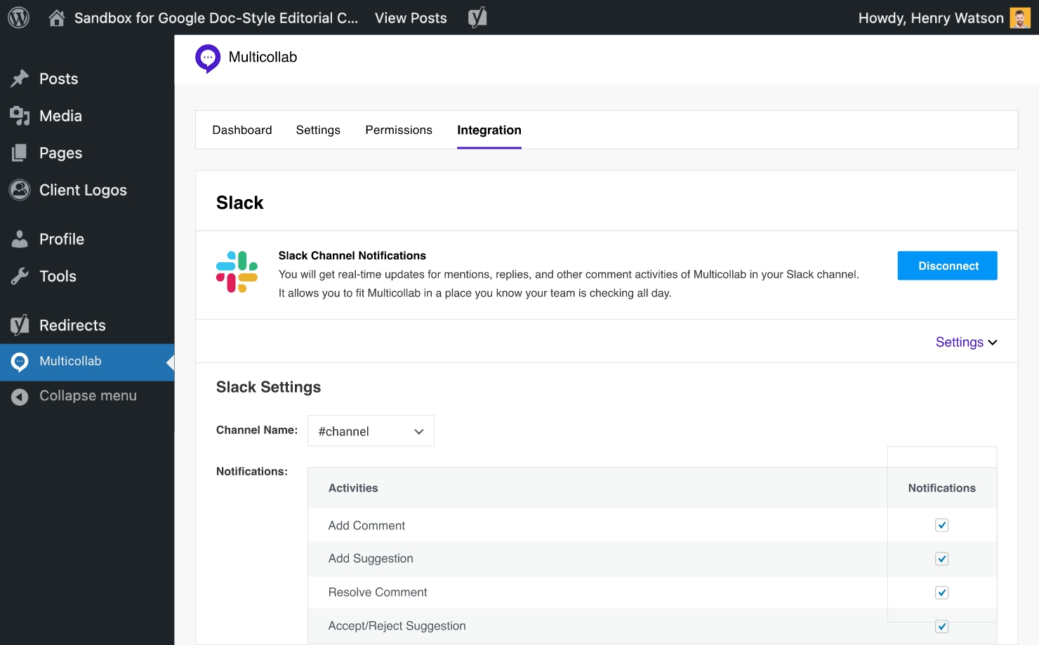 Slack-Integration