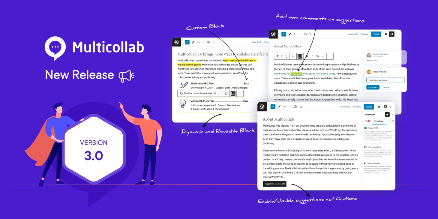 Multicollab 3.0 brings more ways to collaborate effectively throughout the content creation process.