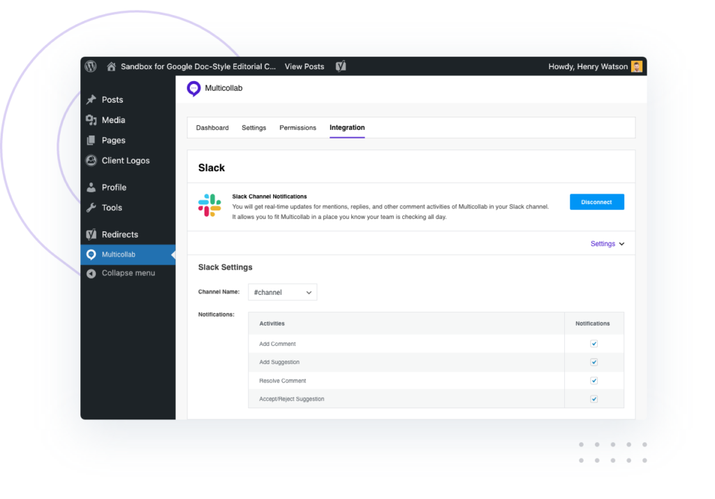 Slack Integration