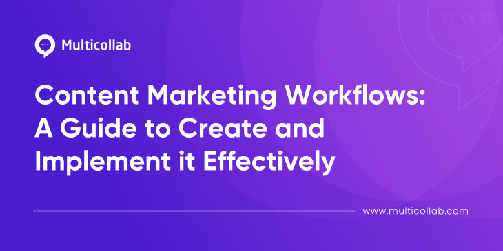 Content Marketing Workflows A Guide to Create and Implement it Effectively featured image