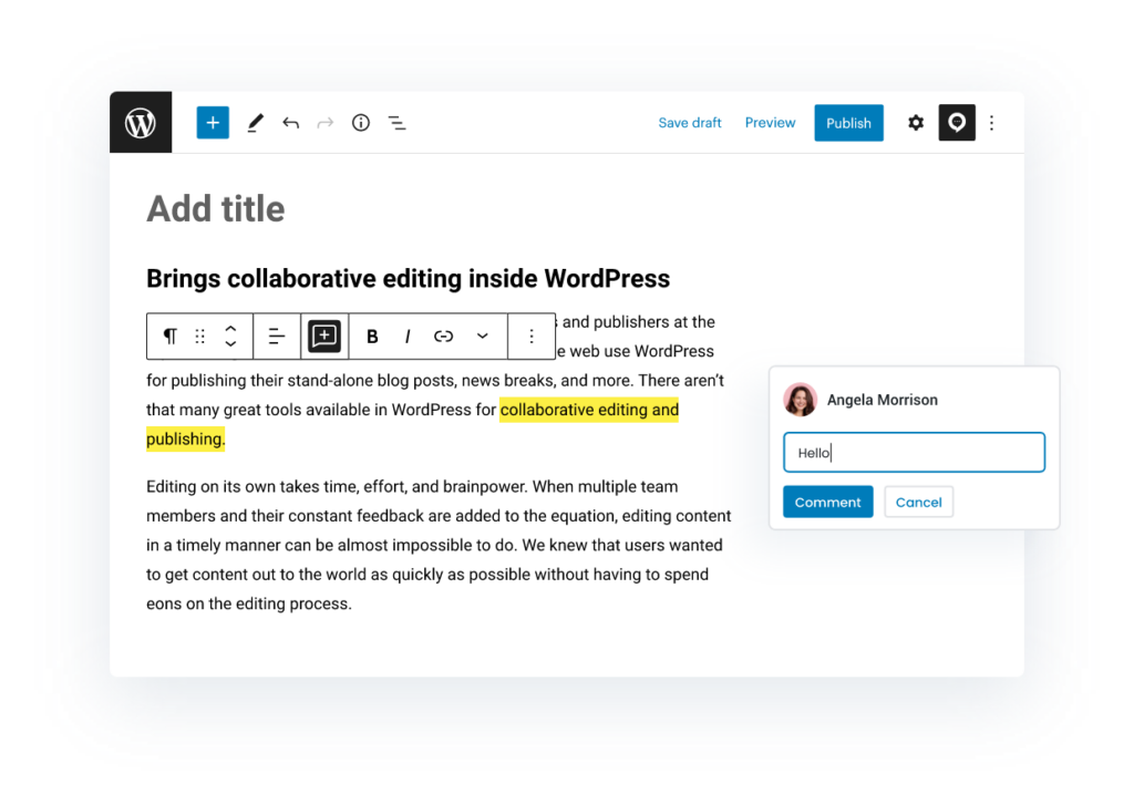 Multicollab Inline Commenting