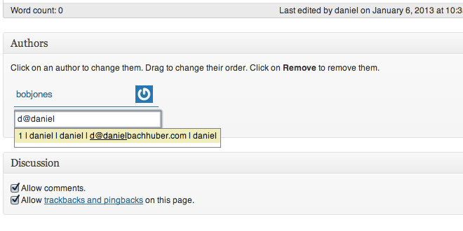 Co-Author plugin