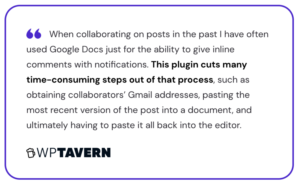Multicollab testimonial