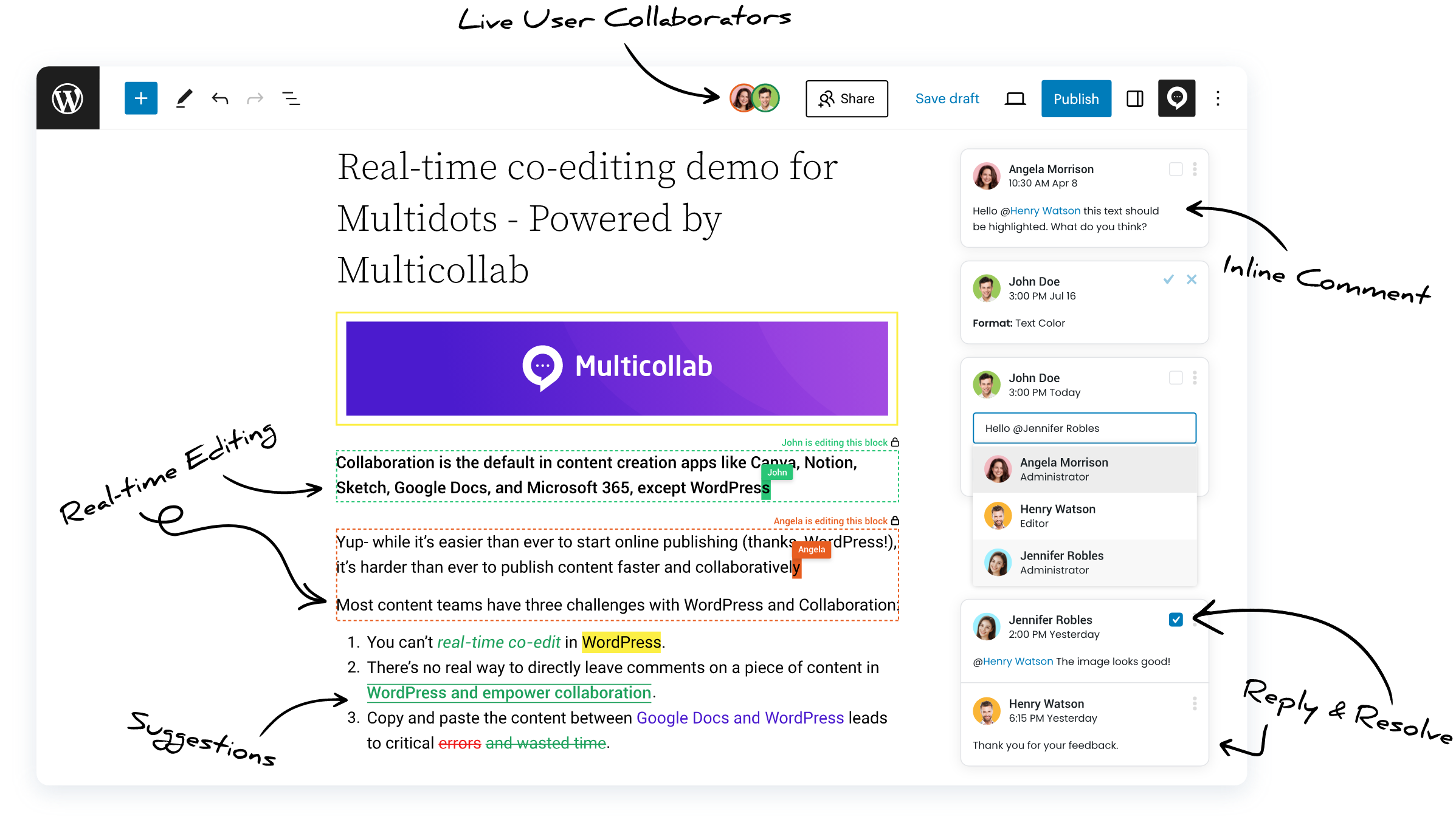 Features — Your favorite collaboration features in Google Docs are ...