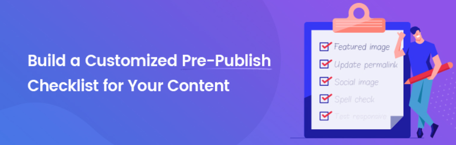Pre-Publish Checklist plugin