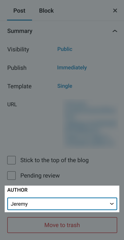 Setting Up a New Author in WordPress Post