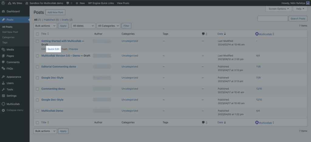 Setting Up a New Author in WordPress Post