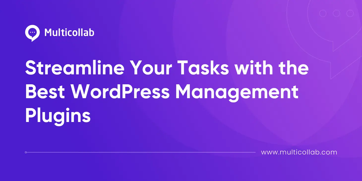 Streamline Your Tasks with the Best WordPress Management Plugins featured image