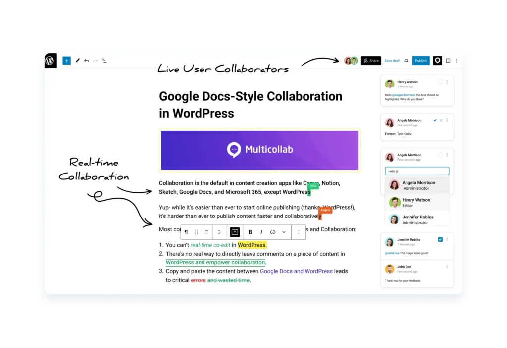 Feature Real-time Collaboration