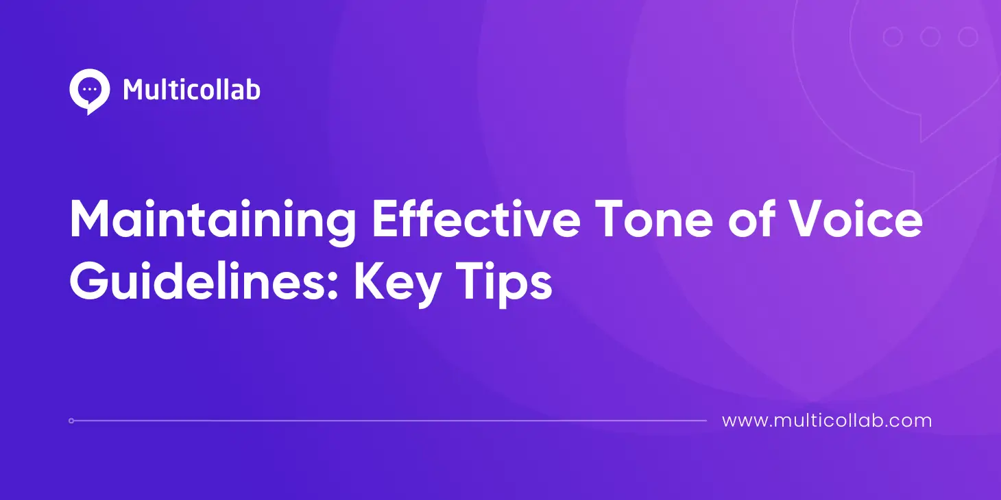 Maintaining Effective Tone of Voice Guidelines: Key Tips blog featured image