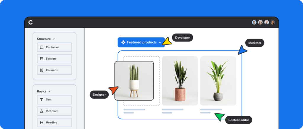 Contentful Studio for publishing team