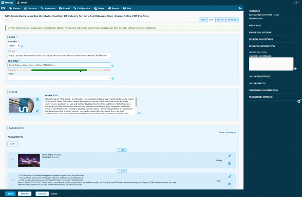 Thunder (Drupal)