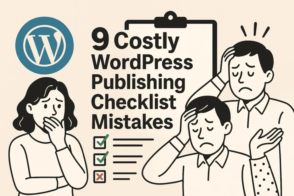 9 common publishing mistakes that WordPress teams face