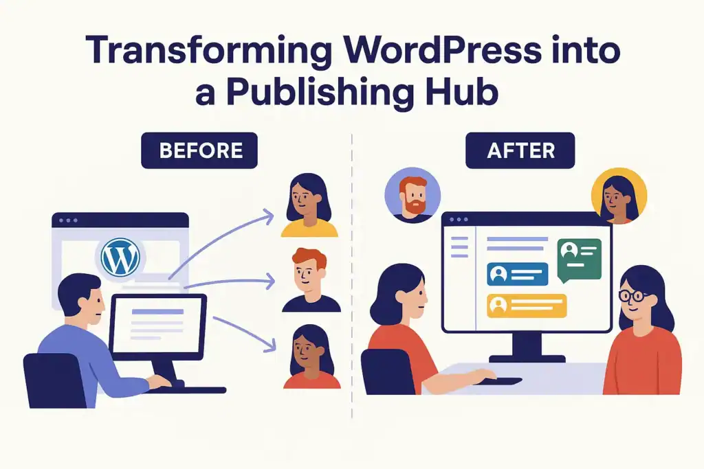 Transforming WordPress into a publishing hub